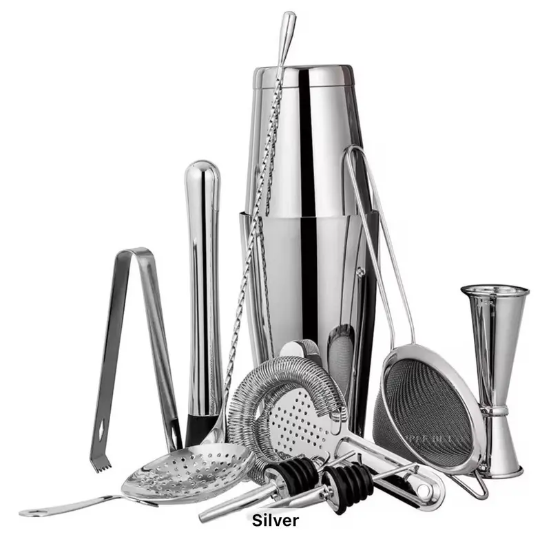 11-Piece Stainless Steel Bartender Cocktail Set 1
