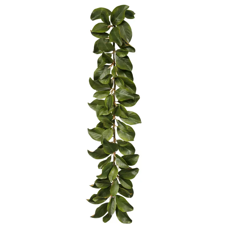 5-Foot Lifelike Magnolia Leaf Garland 1