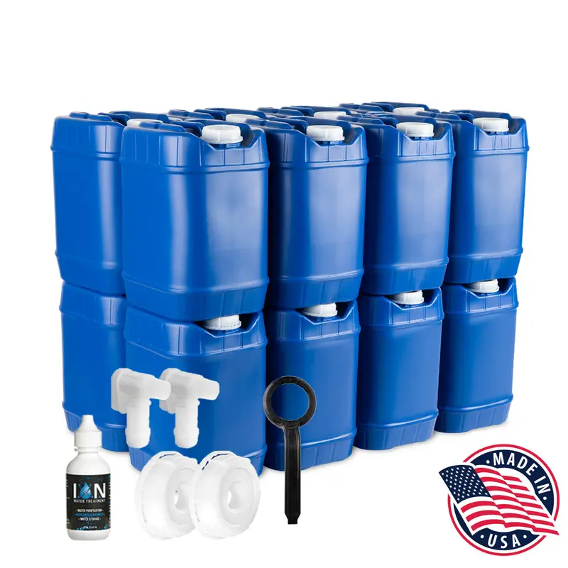 80-Gallon Stackable Water Container Kit 1