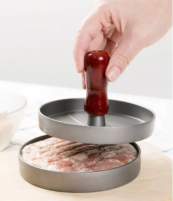 Adjustable Hamburger Patty Press For Grilling And Home Cooking 1