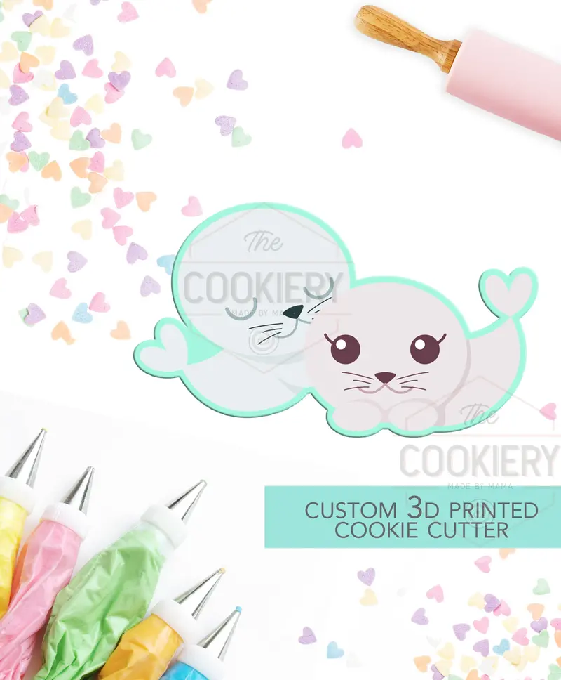 Adorable Seal Cookie Cutter – Valentine’S Animal Theme 1