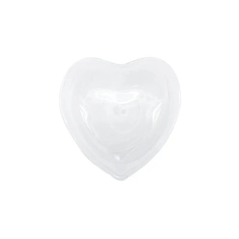 Alabaster-White Heart-Shaped Accent Plate 1
