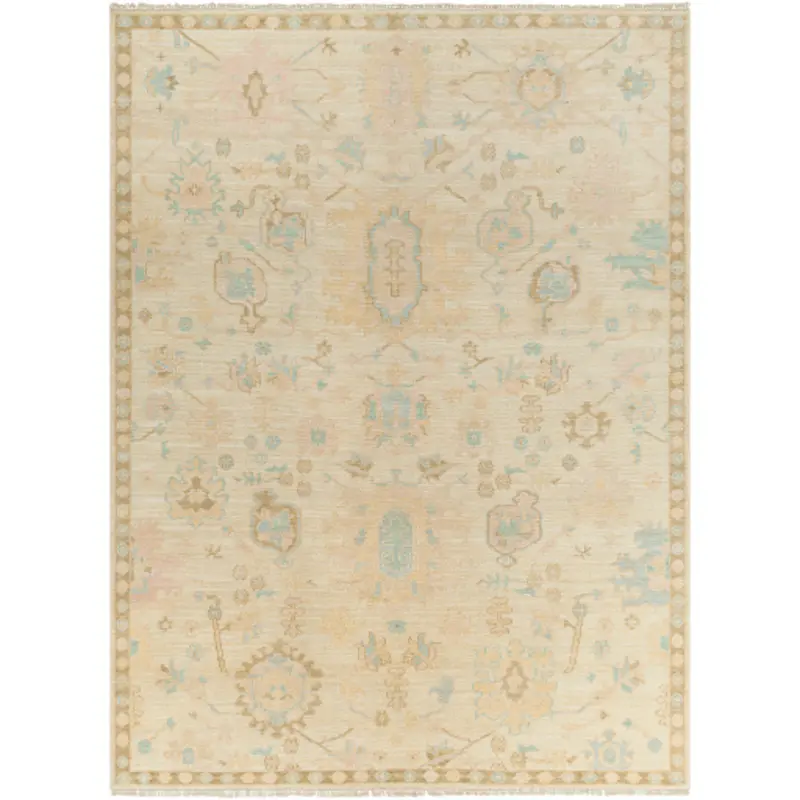 Antalya Flatweave Wool Area Rug – Earth-Tone Design 1