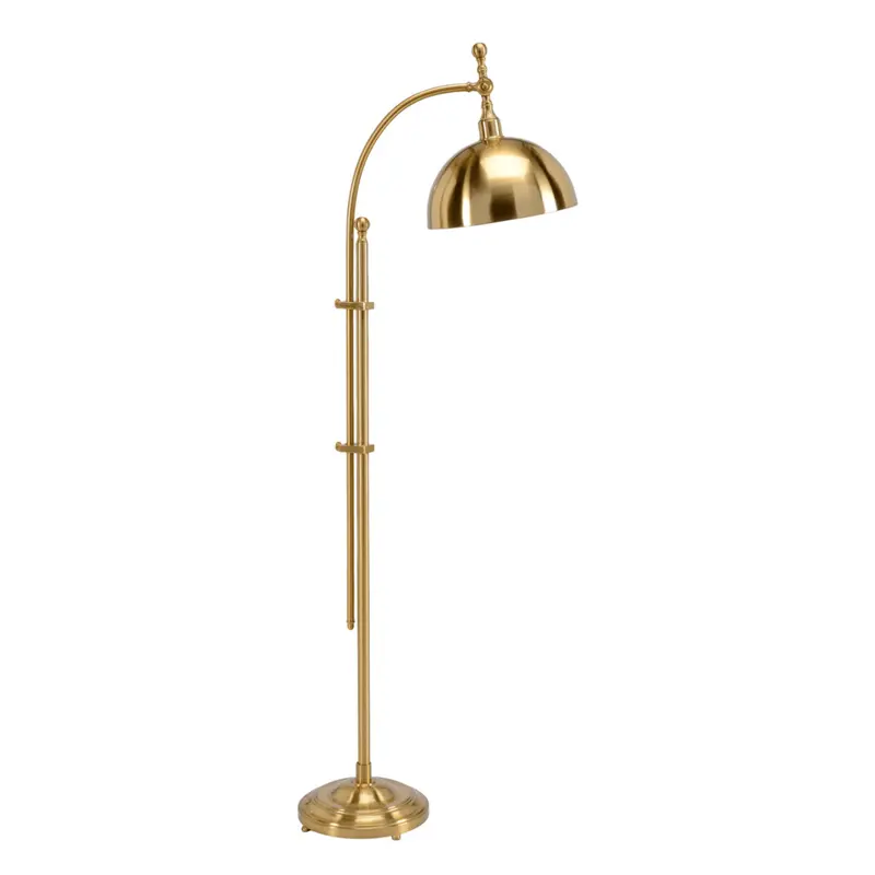 Antique Brass Floor Lamp Designed By Lisa Kahn 1