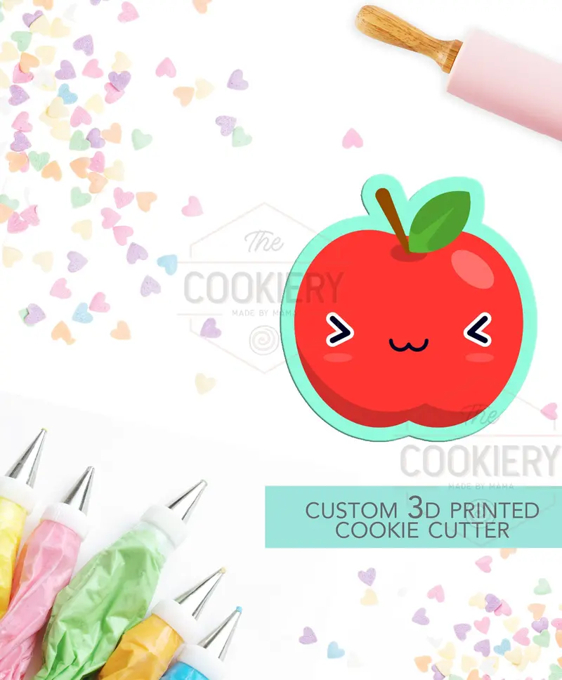 Apple Cookie Cutter – Realistic Fruit-Shaped Baking Tool For Healthy-Themed Treats 1