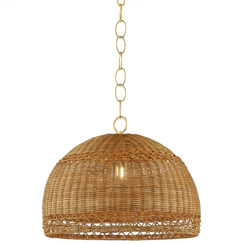 April Woven Rattan Pendant Light 1