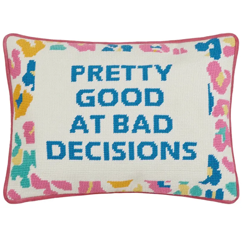 Artisan Embroidered Decorative Pillow 1