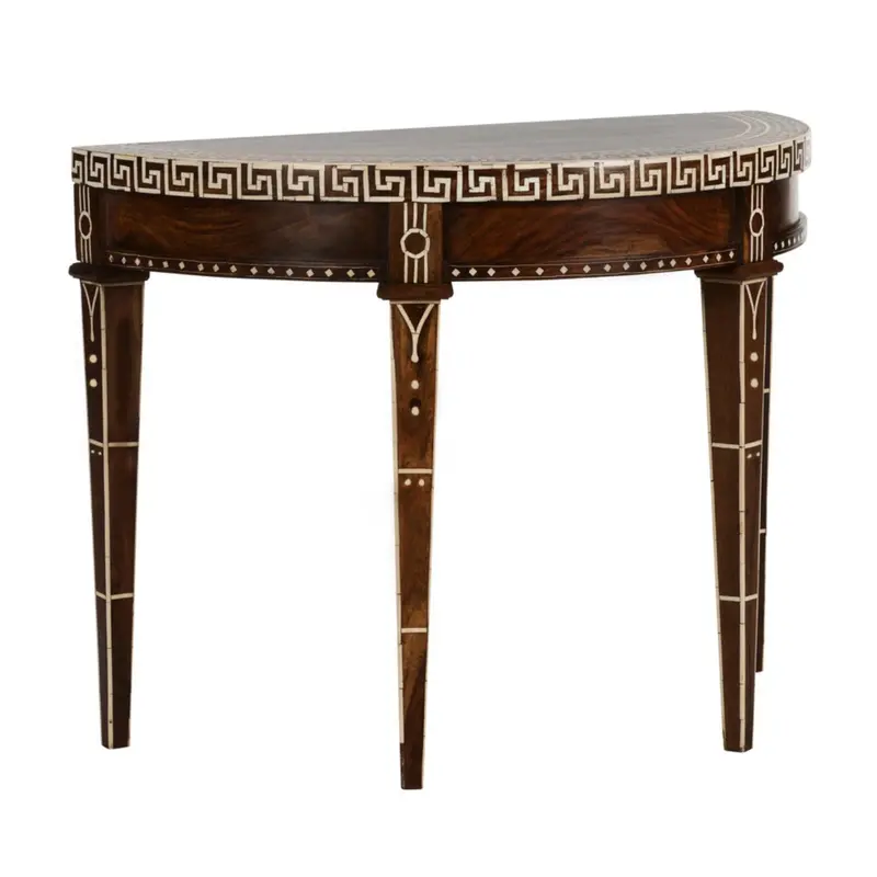 Aryana Curved Demilune Console Table 1