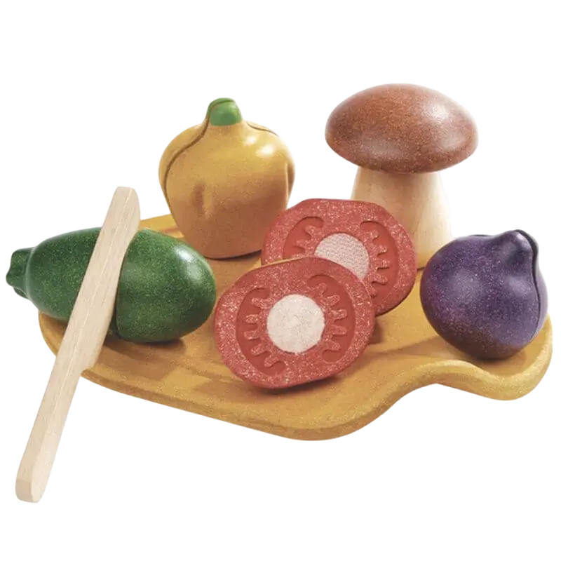 Assorted Vegetable Play Set – Realistic Toddler Toy 1