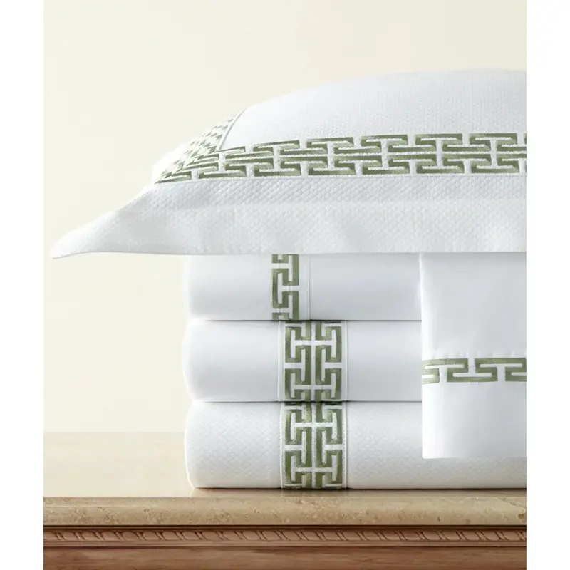 Athens Duet Embroidered Decorative Shams 1