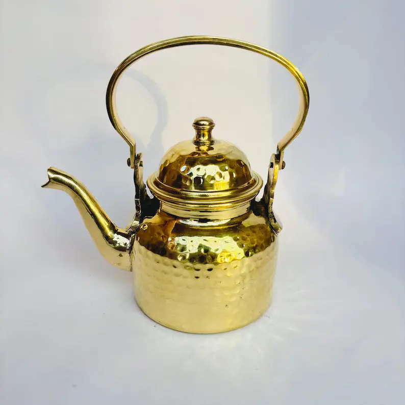 Authentic Brass Tea Kettle – Available In Two Classic Capacities 1