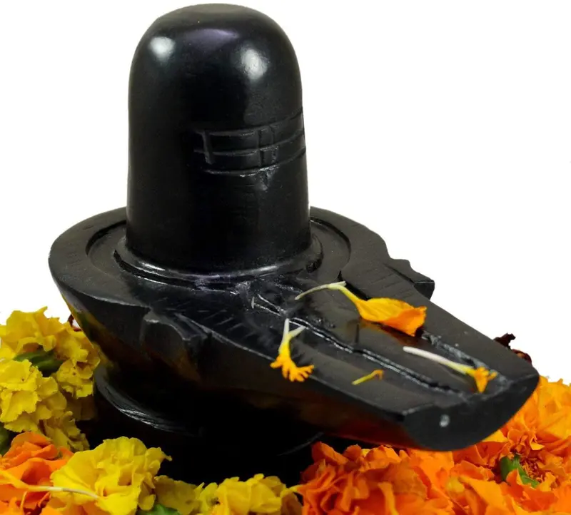 Authentic Marble Shivling Statue – Approx. 24X21 Cm Ritual-Ready Size 1