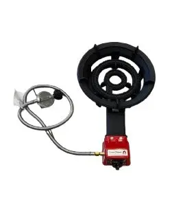 Auto-Ignition Dual-Burner Cast Iron Wok Stove – Heavy-Duty Commercial Cooker (Generation Brand) 1