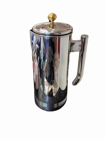 Bajaj Stainless Steel 2L Water Pitcher With Secure-Fit Lid 1