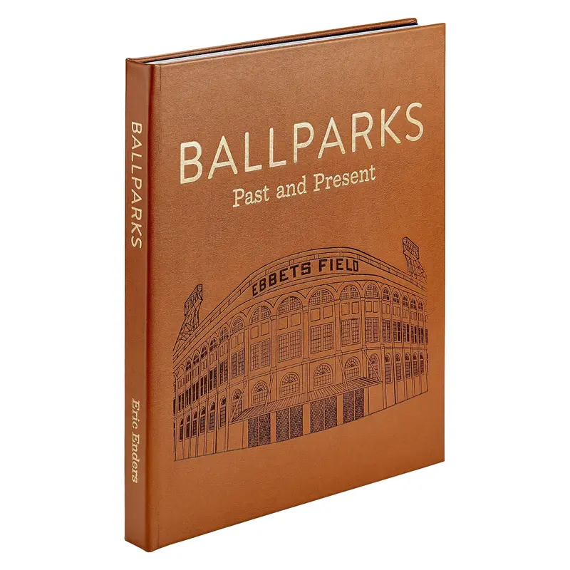 Ballparks Past And Present – Leather-Bound Illustrated Baseball History 1