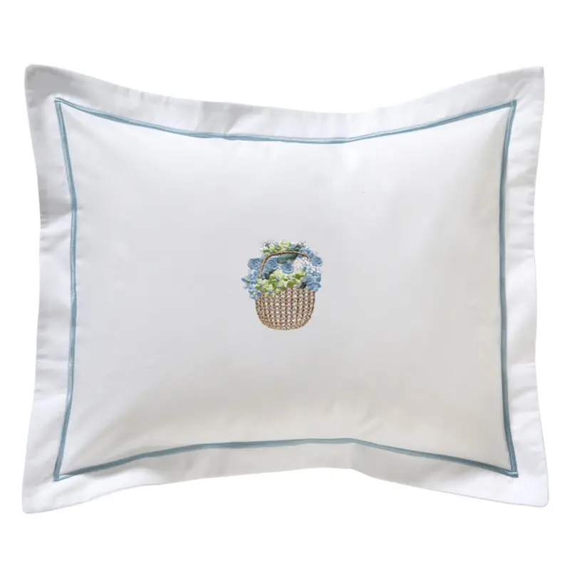 Basket Of Blooms Pattern Boudoir Pillow Cover 1