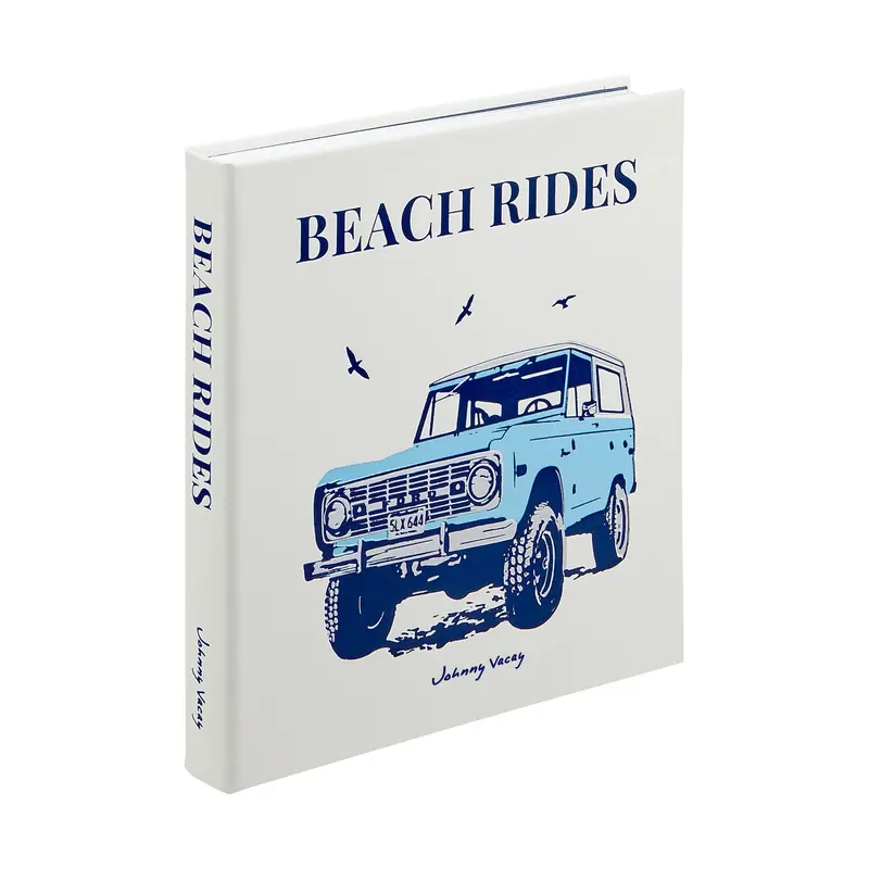 Beach Rides – Coastal-Themed Leather Journal With Artistic Imagery 1