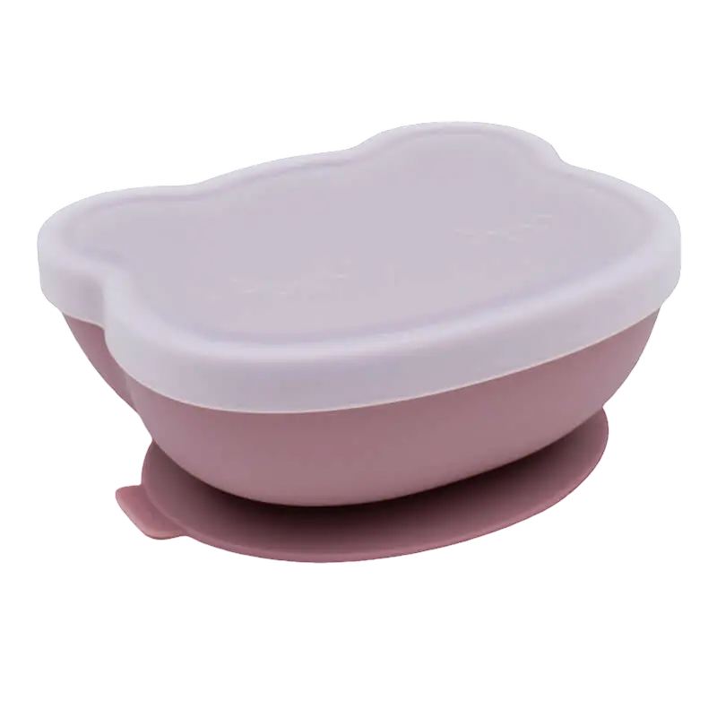 Bear-Themed Suction Bowl With Non-Slip Base 1