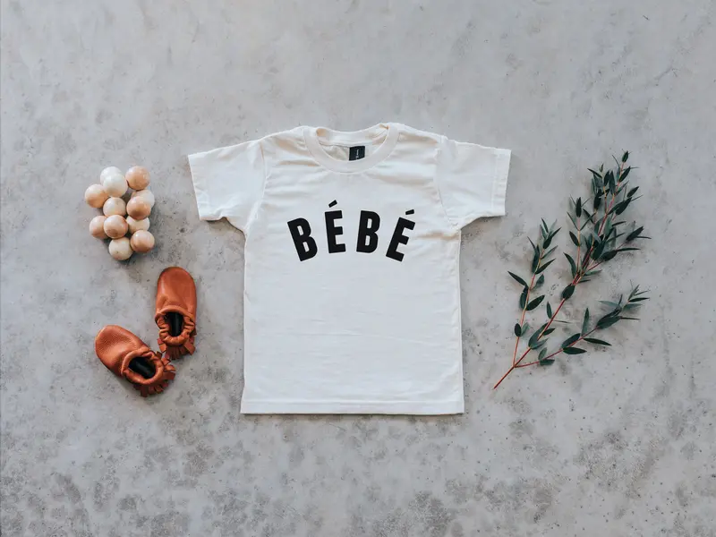 Bébé French-Inspired Organic Baby Tee 1