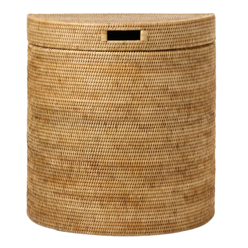 Belek Natural Rattan Woven Hamper 1