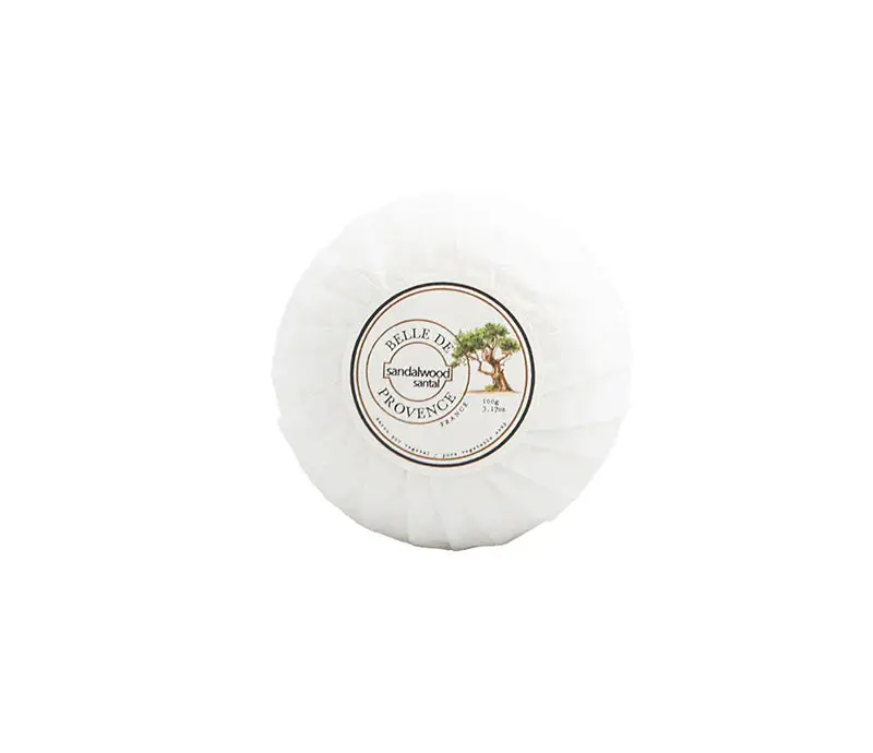 Belle De Provence Sandalwood Scented Round Bar Soap 1