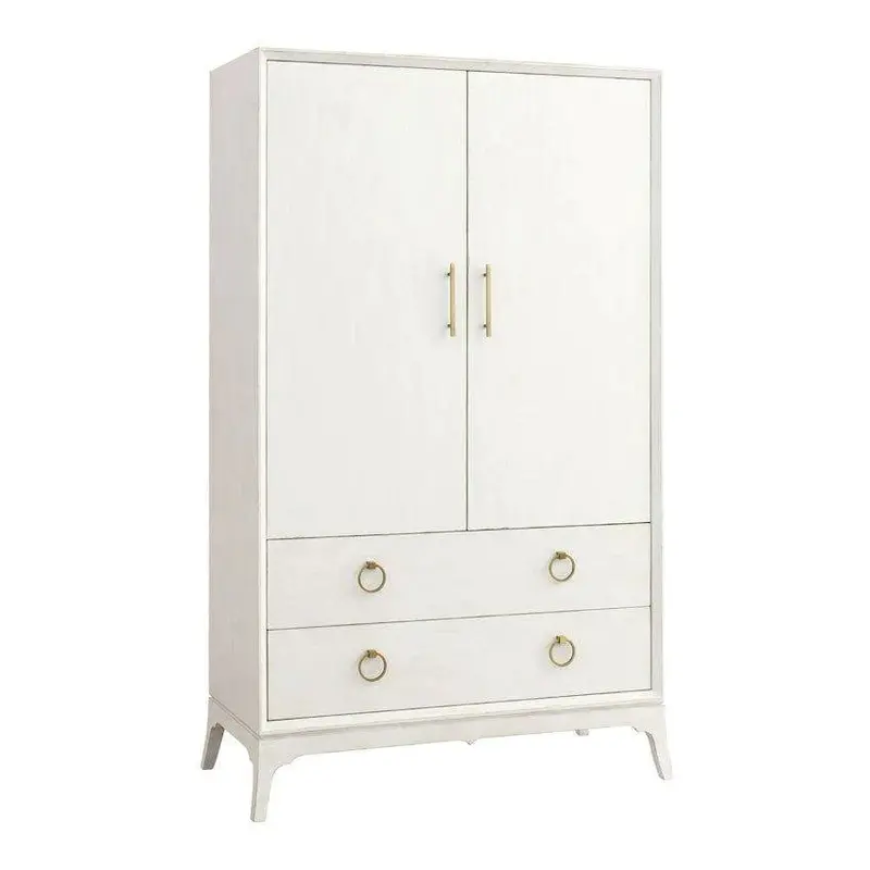 Bennett Armoire With Antique Brass Finish Hardware 1