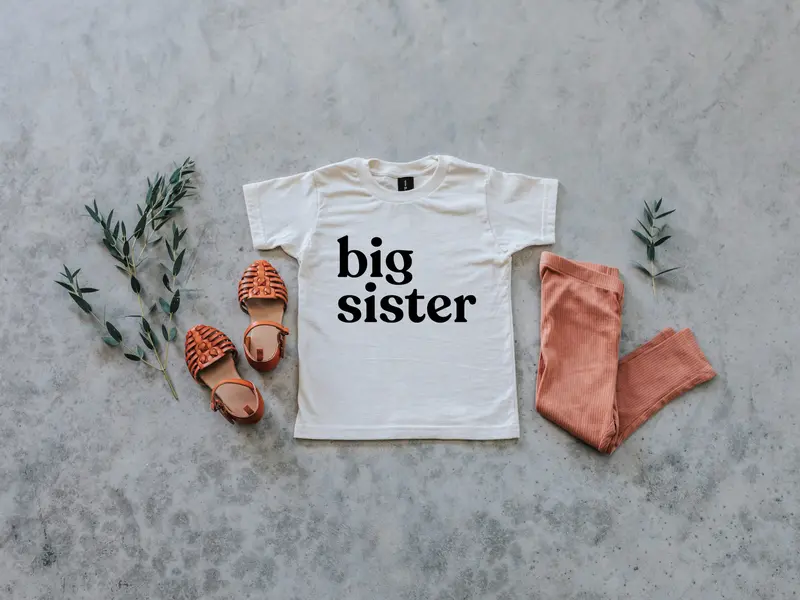 Big Sister Organic Kids T-Shirt 1