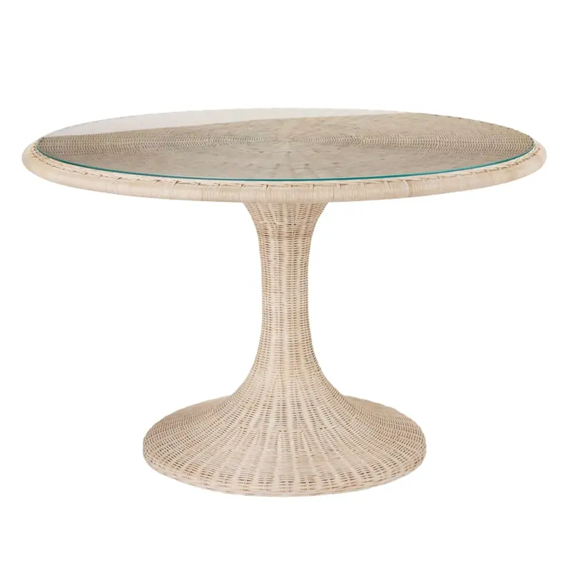 Biscayne Rattan Dining Table – Indoor/Outdoor Friendly 1