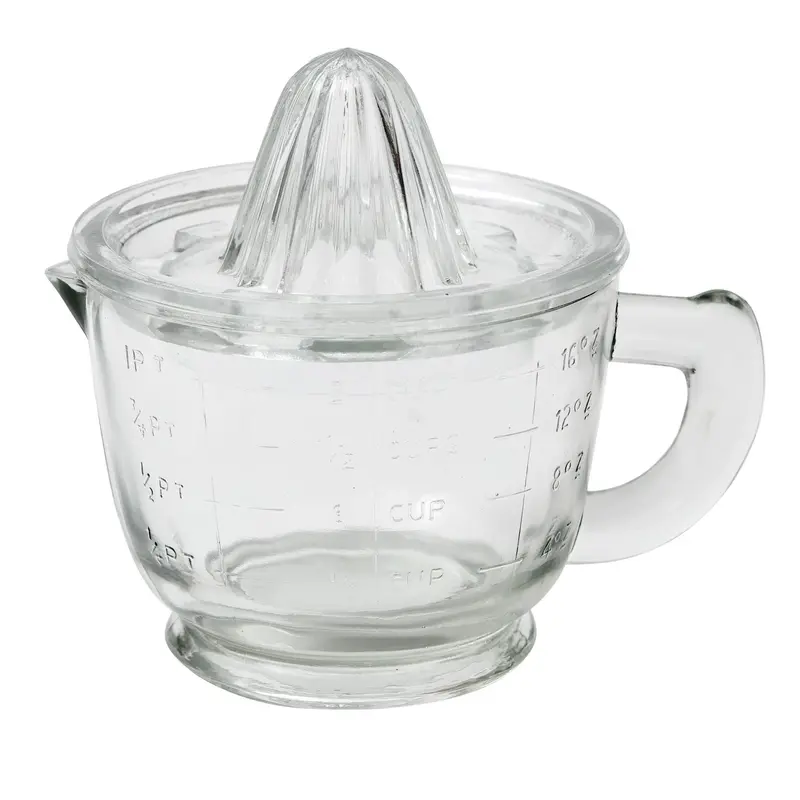 Bistro-Style Glass Citrus Juicer With Hand Press 1