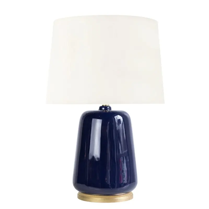 Blair Ceramic Table Lamp – Classic Silhouette With Linen Shade 1