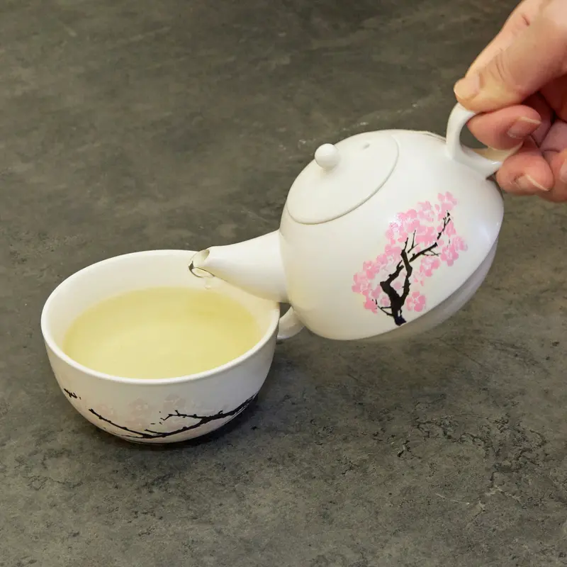 Blossom-Design Transforming Teapot 1