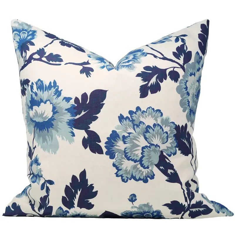 Blossom Floral Pillow Cover – Subtle Pastel Pattern 1