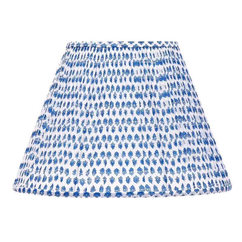 Blue Wild Ginger Botanical Print Lamp Shade 1