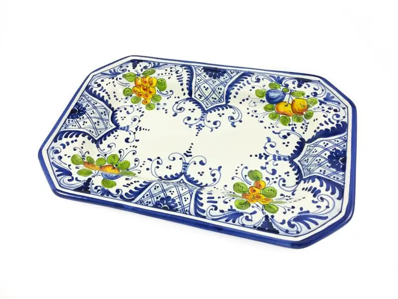 Borgioli Fruttina Octagonal Serving Platter – 20 × 30 Cm (7.9 × 11.8 In) 1