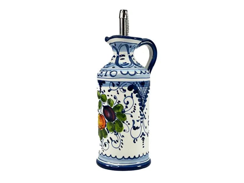Borgioli Fruttina Vinegar Cruet – 15 Cm (5.9 In) Ceramic Dispenser 1