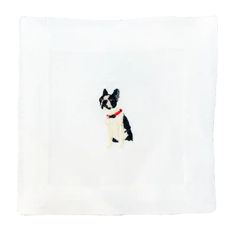 Boston Terrier Illustration Cocktail Napkins 1