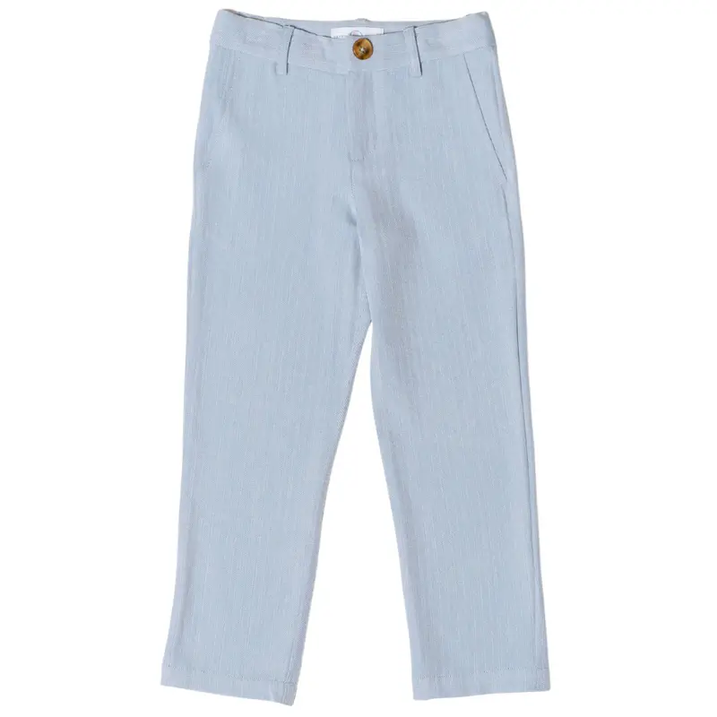 Bradford Wool-Blend Trousers In Hyde Park Herringbone Pattern 1