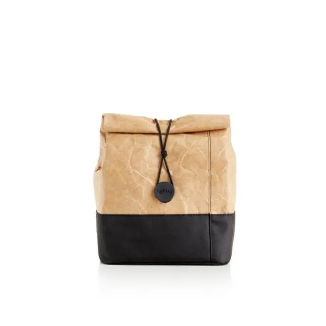 Brown Insulated Tote Lunch Bag 1