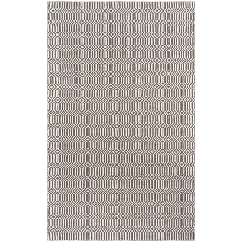 Brown Newton Holden Handwoven Recycled Plastic Indoor/Outdoor Rug 1