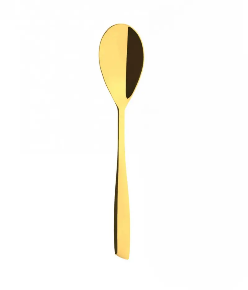 Bugatti Riviera Gold-Plated Dinner Spoon With Polished Surface 1