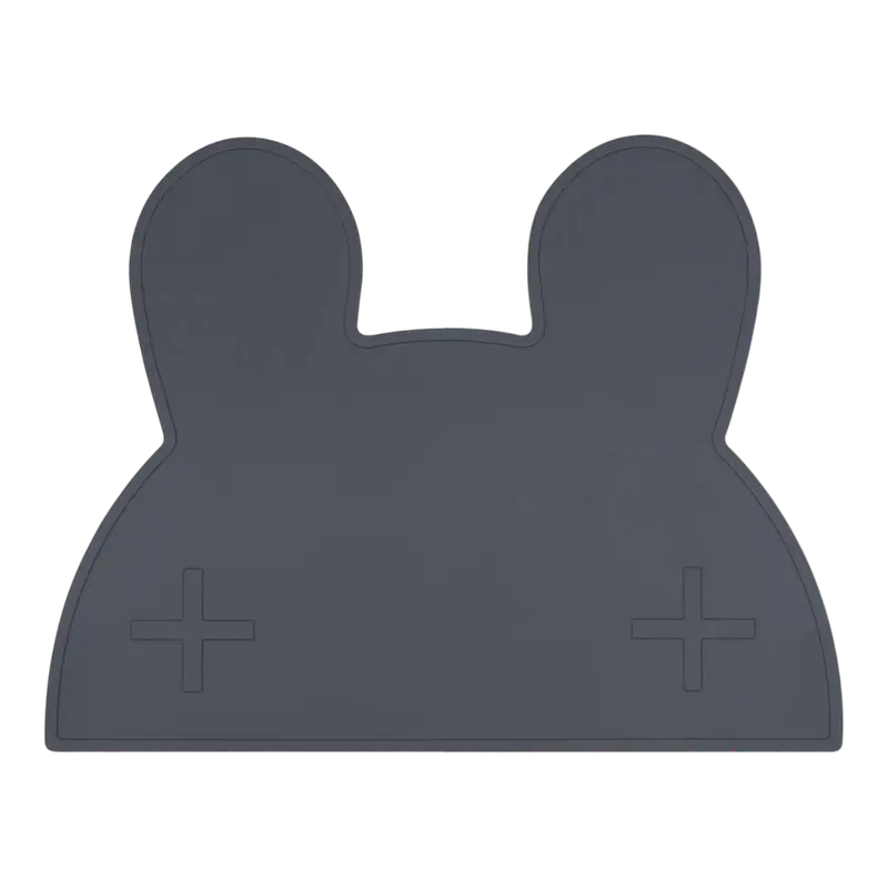 Bunny Design Placie Mat – Charcoal Grey 1