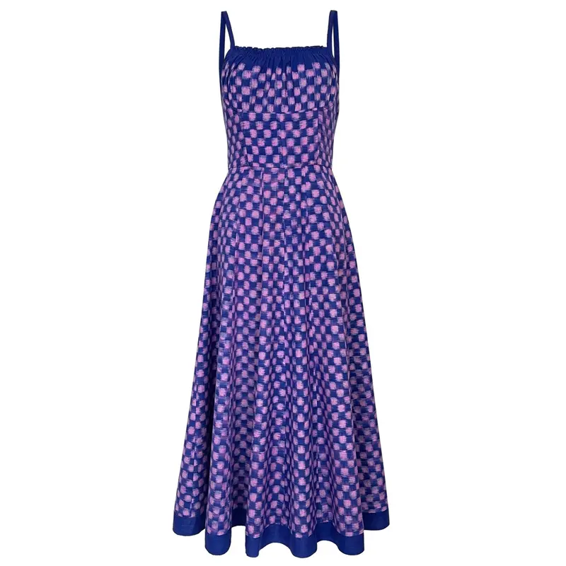 Candy Checkmate Pattern Shift Dress 1