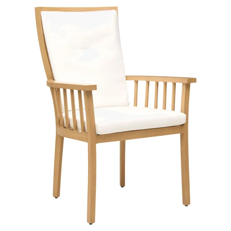 Cape Town Outdoor Dining Armchair With Ergonomic Support 1