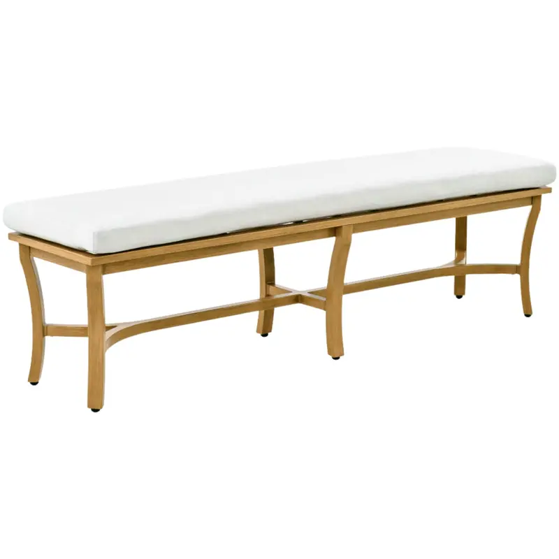 Cape Town Rustic Outdoor Bench With Slatted Design 1