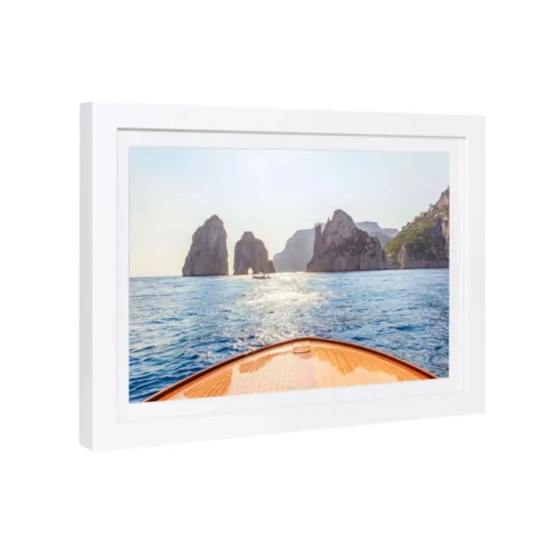 Capri Day Trip Mini Art Print By Gray Malin, Framed 1