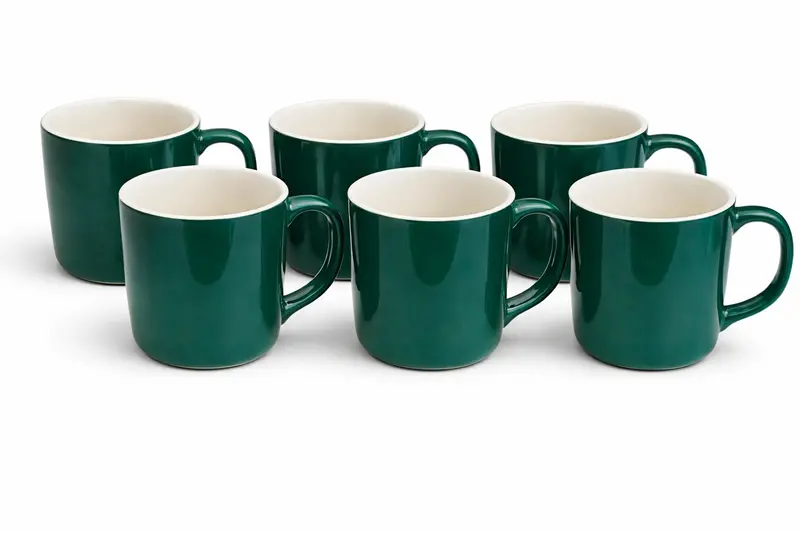 Cello Stellar Tea/Coffee Cup Set – 6-Piece, 200 Ml, Assorted 3 Colors 1