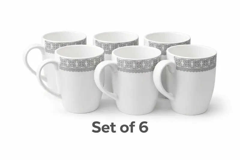 Cello Tea/Coffee Cup Set – 6-Piece, 230 Ml 1