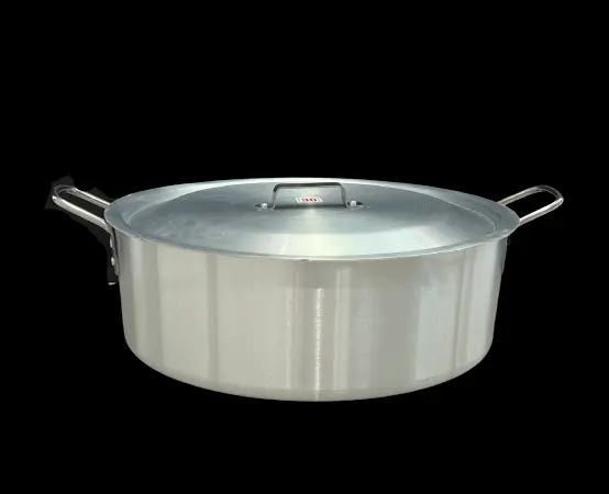 Chefmate Extra-Large Aluminum Shallow Pot (40–44Cm) – Commercial & Domestic Use 1
