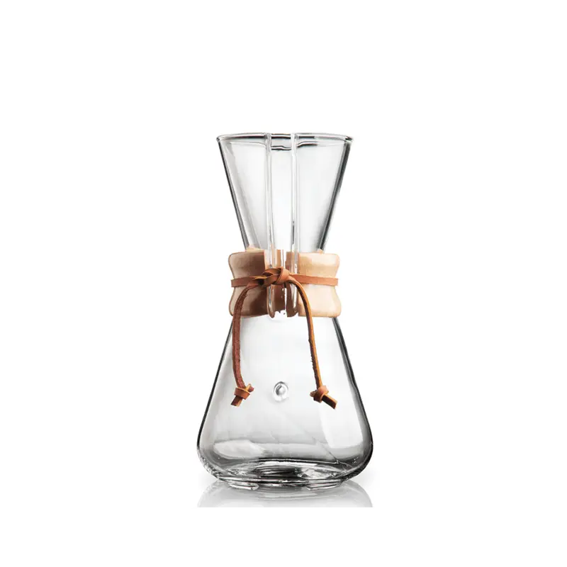Chemex 3-Cup Pour-Over Coffee Maker – Elegant Glass Brew System 1