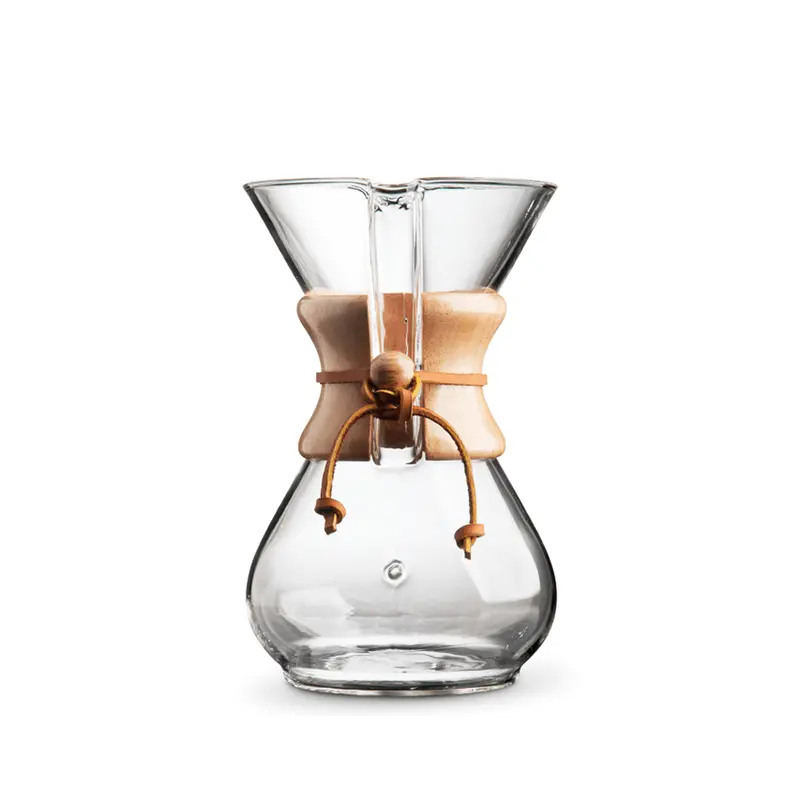 Chemex 6-Cup Classic Glass Coffee Brewer For Balanced Extraction 1